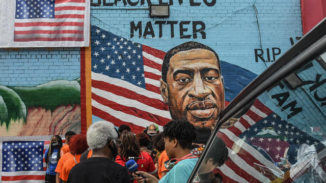 George Floyd's Brother Attends Unveiling Of Memorial Portrait In Brooklyn 