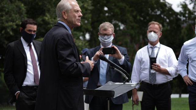 White House Trade Adviser Peter Navarro Speaks To The Media At The White House 