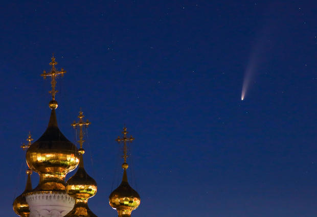 NEOWISE comet over Ryazan, Russia 