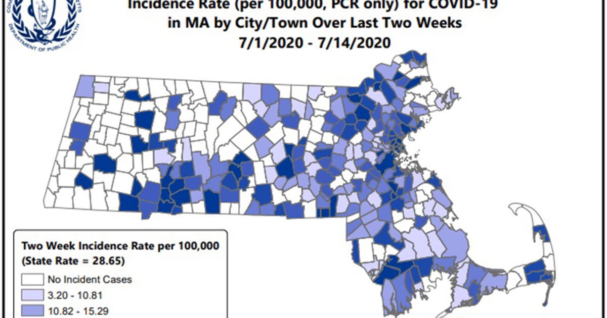 Massachusetts Town-By-Town Coronavirus Data Shows Case Count Over Last