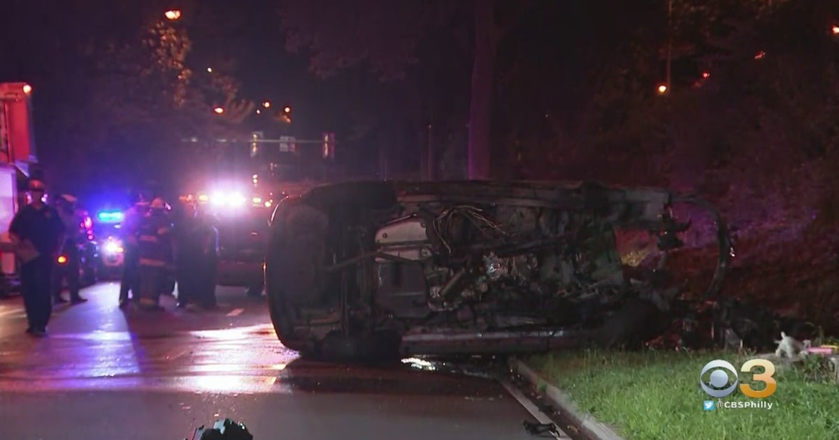 Fiery Crash On Roosevelt Boulevard Leaves 1 Dead, 1 Hurt - CBS Philadelphia