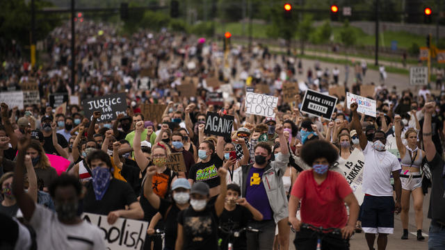 'I Can't Breathe' Protest Held After Man Dies In Police Custody In Minneapolis 