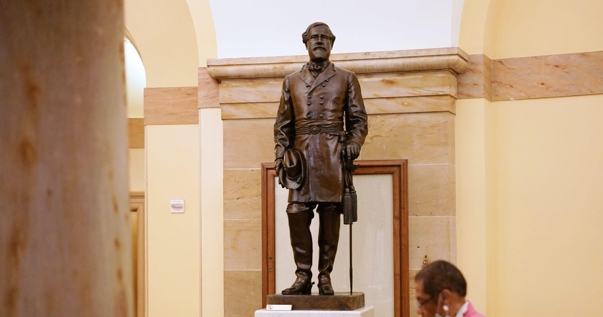House votes to remove Confederate statues from Capitol CBS News