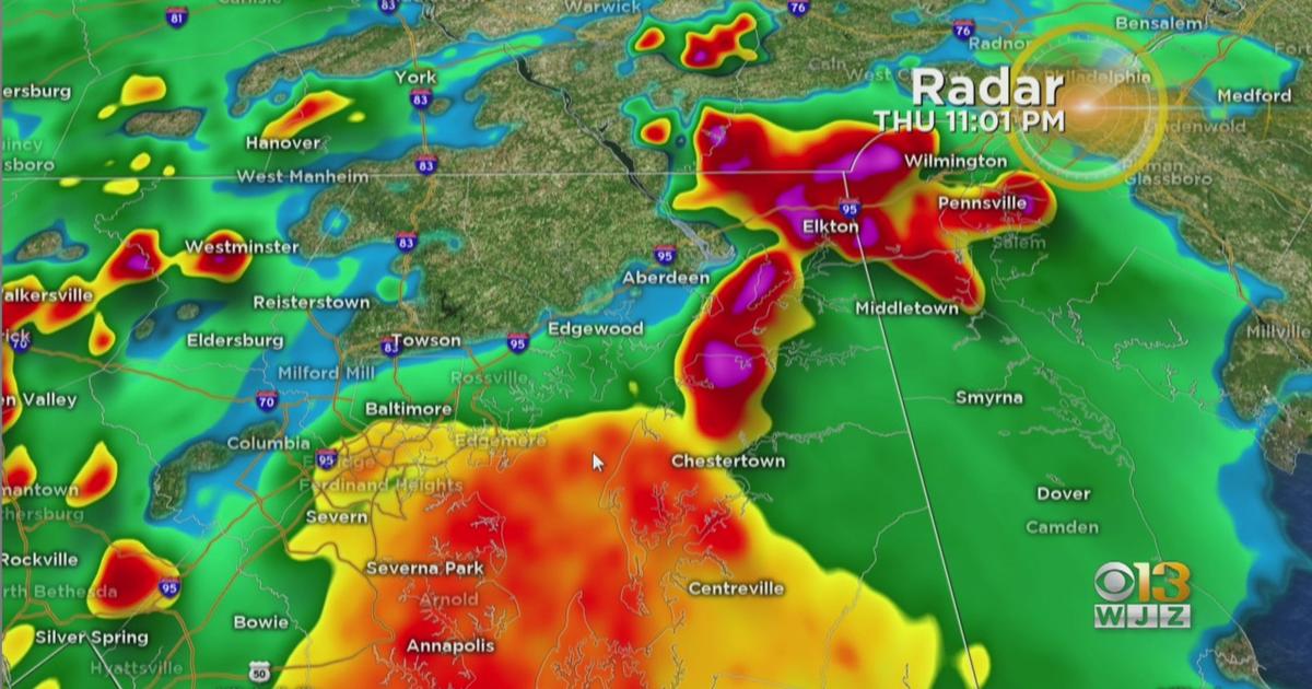 Maryland Weather Severe Storms Move Through Parts Of The Region