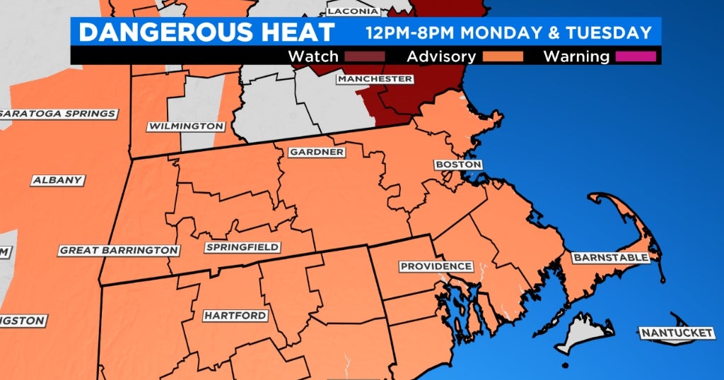 Heat Advisories Issued For Possibly The Hottest Days Of 2020 - CBS Boston