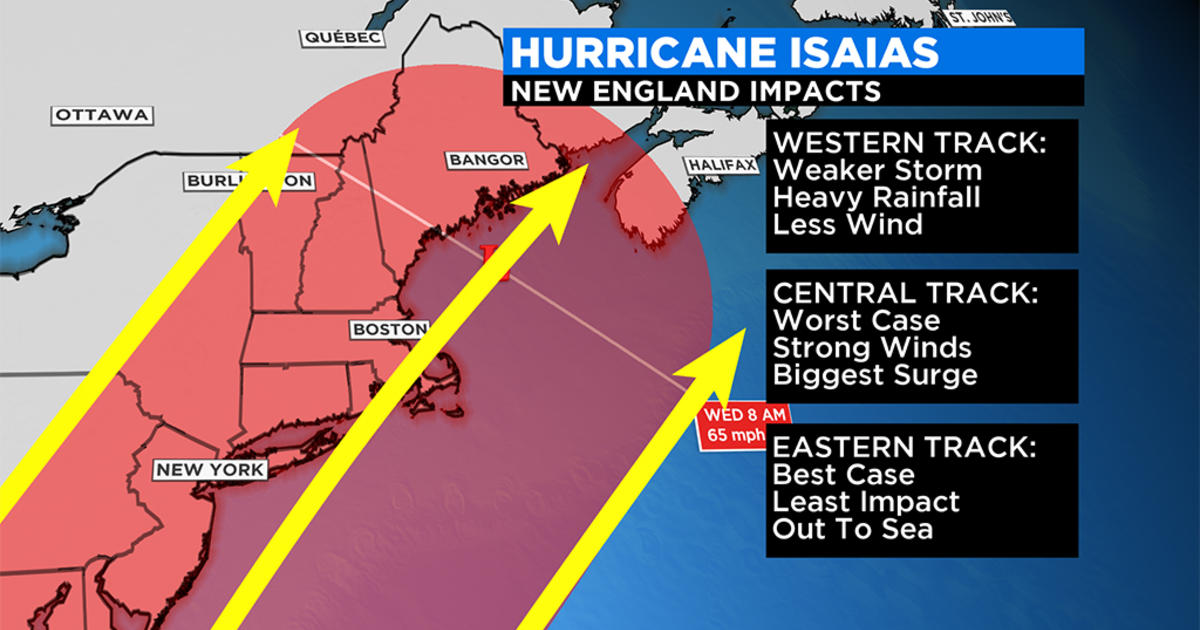 Will Hurricane Isaias Impact New England? Here Are 3 Potential