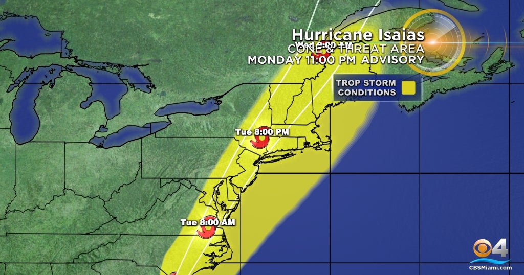 Tracking Isaias: Eye Of Hurricane Isaias Makes Landfall In Southern ...