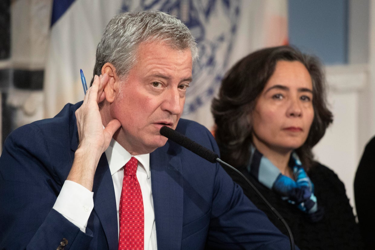 New York Mayor Bill De Blasio Holds Press Conference On Coronavirus Response 