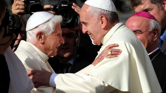 Pope Francis Holds A Mass For Grandparents And The Elderly 