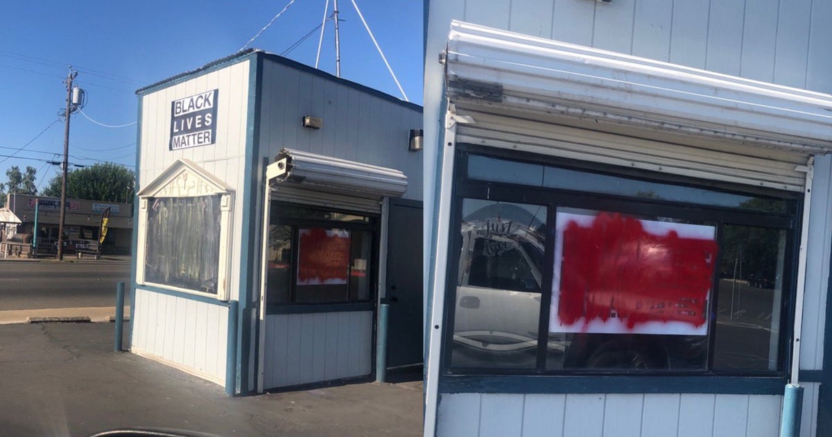 Yuba City Business' Black Lives Matter Signs Vandalized Again CBS