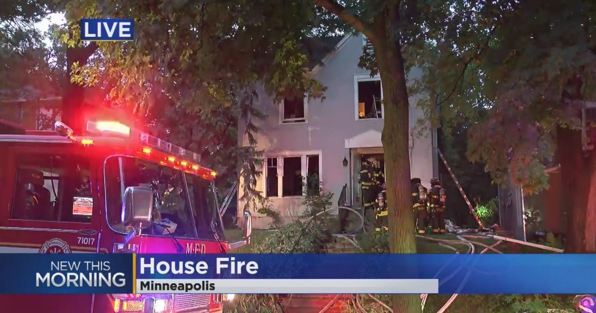 Crews Knock Down House Fire In Southeast Minneapolis; None Hurt - CBS ...