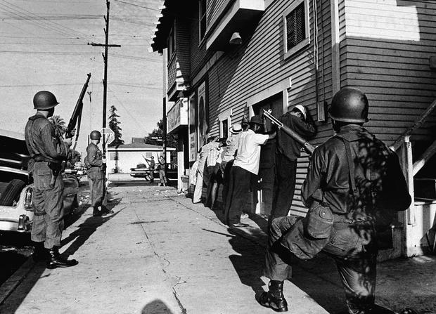 Armed National Guardsmen In Watts Riots 