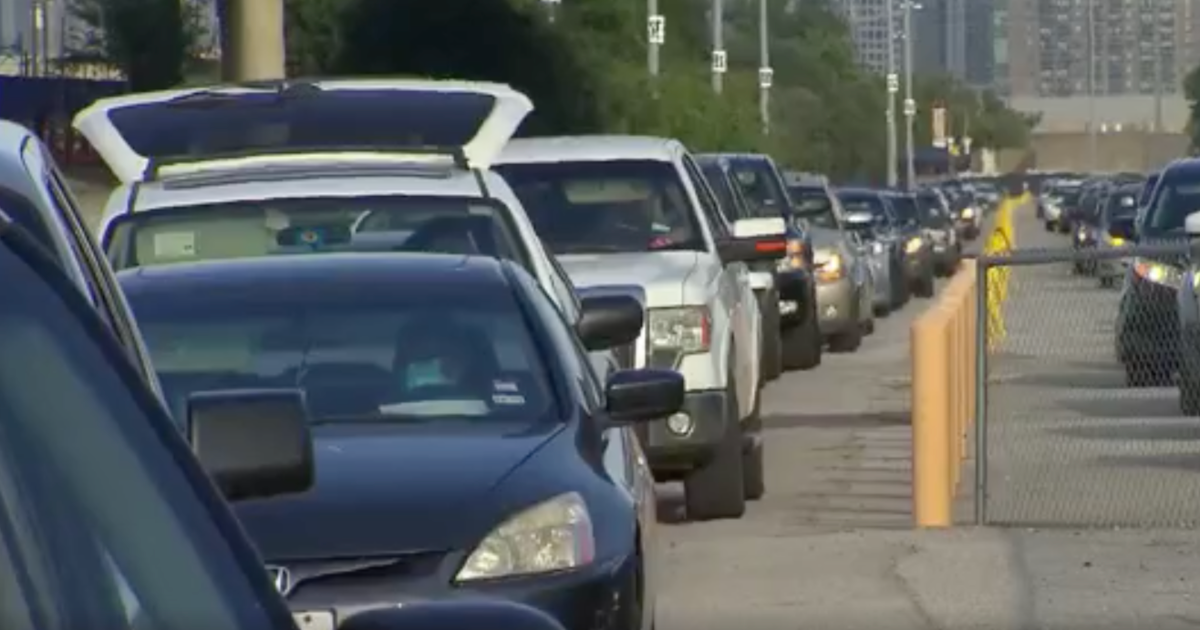 'If It Wasn't For This We'd Probably Go Hungry': Car Line Stretches ...