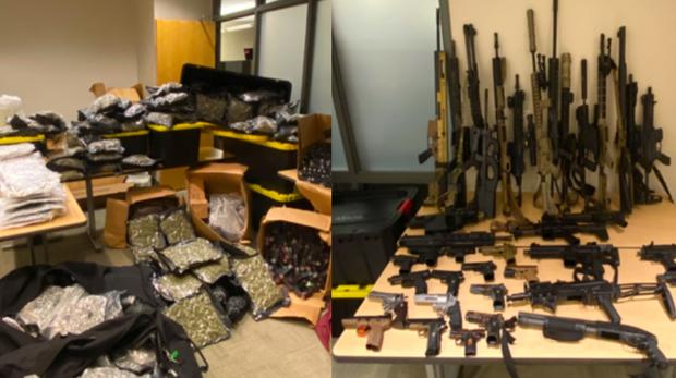 Drugs and weapons bust 