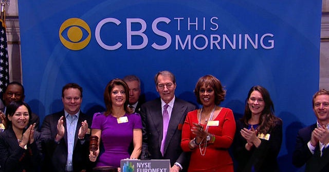 "CBS This Morning" co-hosts ring NYSE closing bell - CBS News
