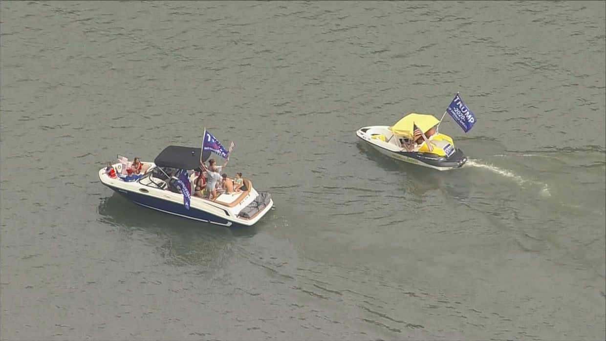 trump boat parade horsetooth reservoir fort collins 