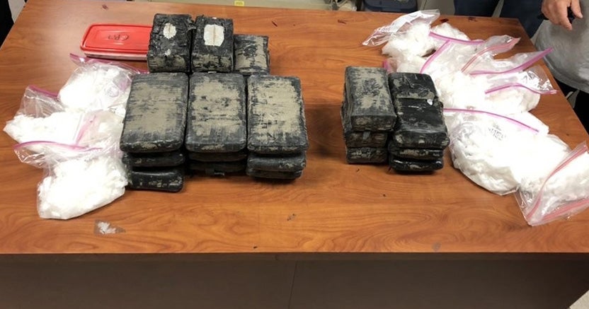 San Mateo Police Seize 40 Pounds of Meth During Traffic Stop - CBS San ...