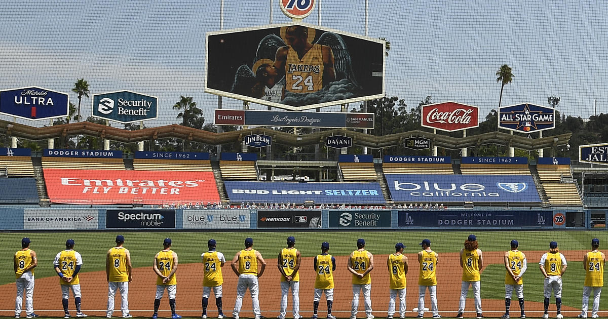 Dodgers to honor Kobe Bryant with 'Black Mamba' jerseys on Lakers Night