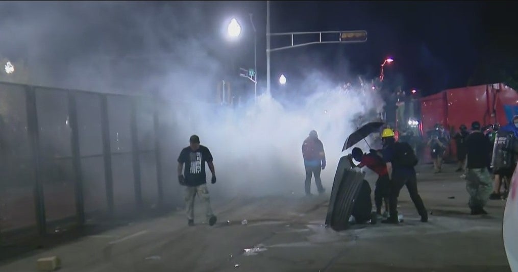 Armed Group Turns Out On The Third Night Of Protests In Kenosha - CBS ...