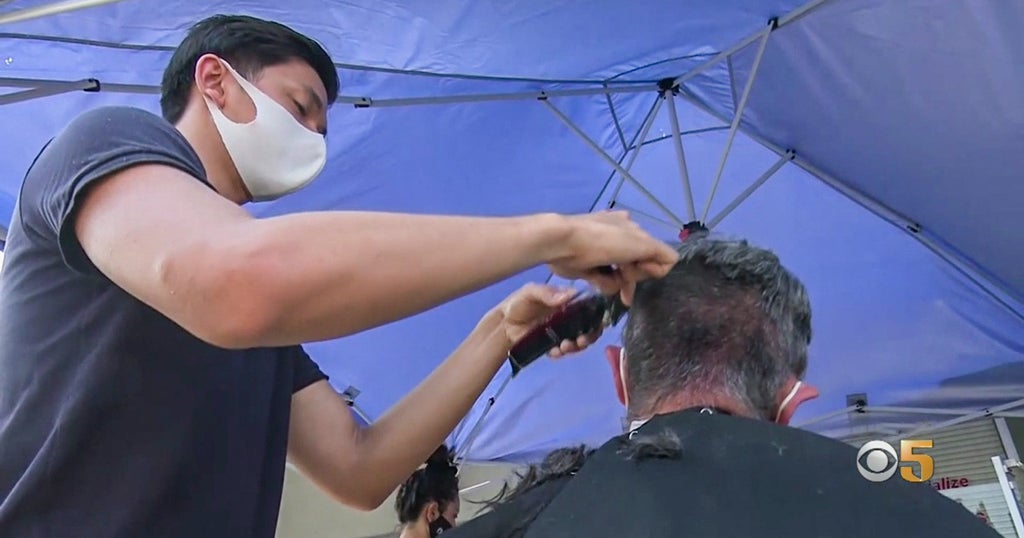 East Bay Barber Sees Daylong Line After Alameda County Permits Outdoor