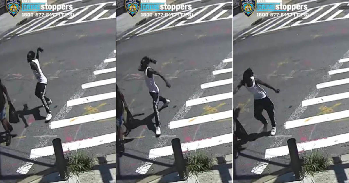 Caught On Video: Random, Unprovoked Bottle Attack In Harlem - CBS New York