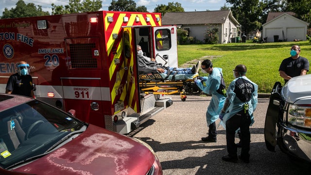 Houston Fire EMS Faces Continued Surge Of Coronavirus Cases 