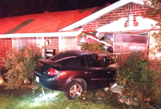 Car into house in Arlington 