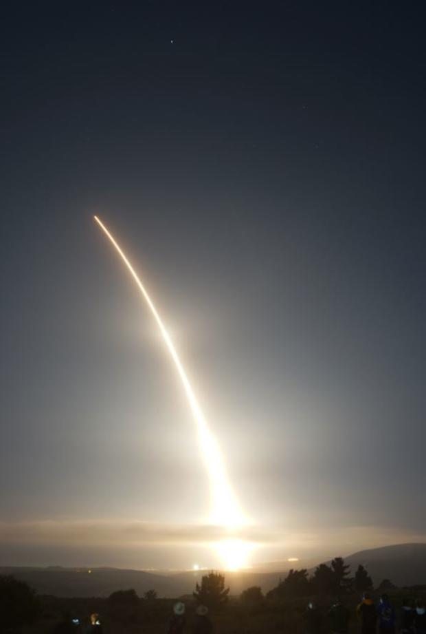 Unarmed Test Missile Launches From Vandenberg AFB 