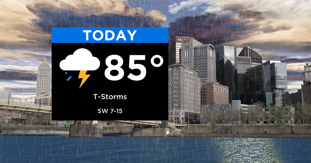 Pittsburgh Weather: Marginal Chance For Severe Weather - CBS Pittsburgh