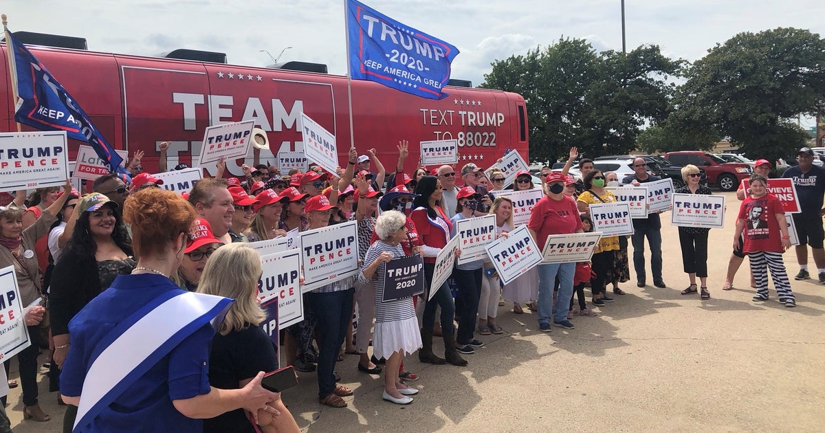 Texas Lt. Gov. Dan Patrick Leads Trump Campaign Bus Tour From San