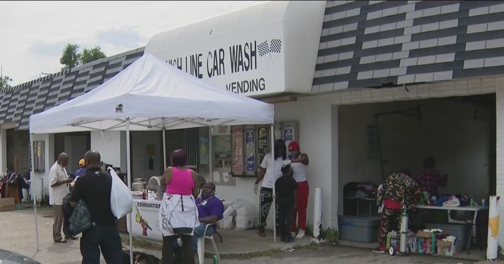 Charity Block Party Provides Food, Clothing, And Haircuts In Harvey