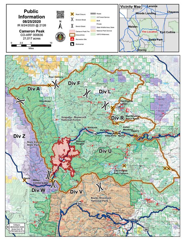 CSU Mtn Campus 4 (fire map from FB on 8-25) 
