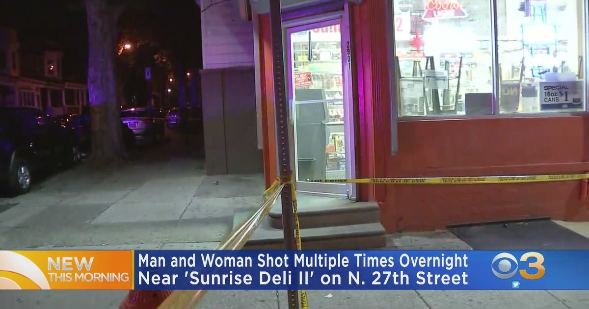 Man, Woman Shot Multiple Times Near Deli In North Philadelphia - CBS ...