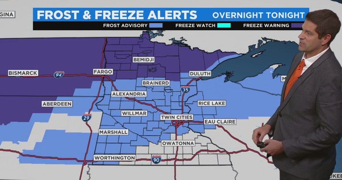 Minnesota Weather Temperatures To Plunge Overnight Wednesday