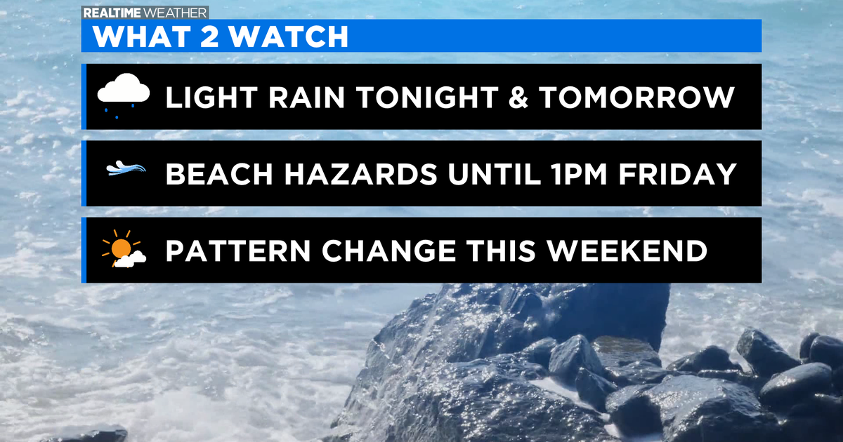 Chicago Weather: A Night Of Light Rain - CBS Chicago