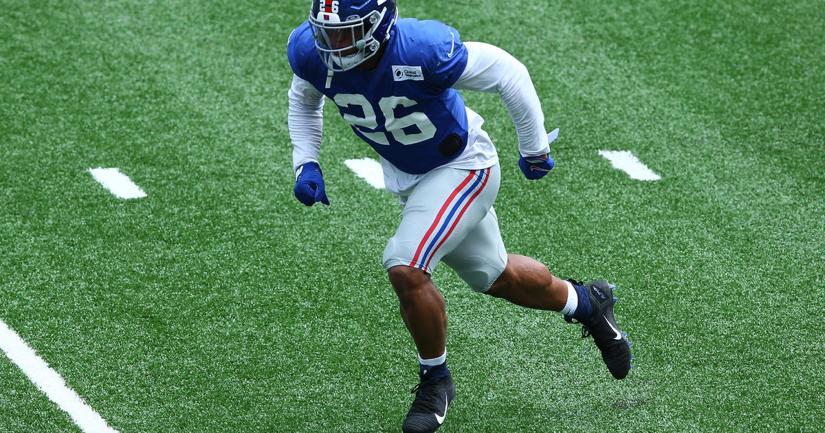 New York Giants Reveal Social Justice Messages Such As 'Black Lives Matter'  On Back Of Helmets For Monday Night Football - CBS New York