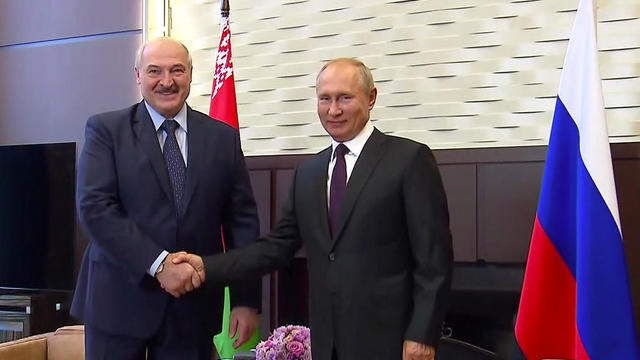 Russia's President Putin meets with his Belarusian counterpart Lukashenko in Sochi 