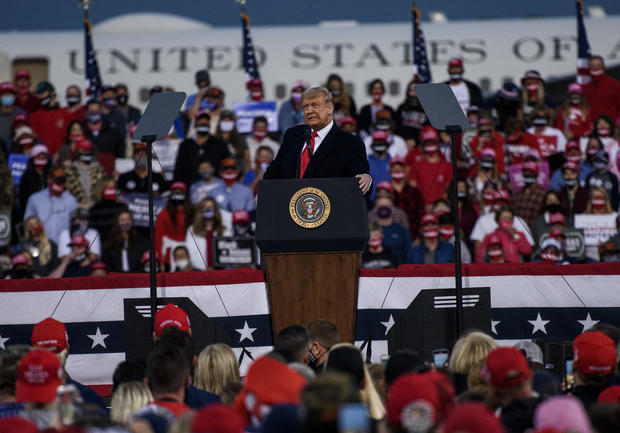 President Trump Holds Campaign Rally In Fayetteville, North Carolina 