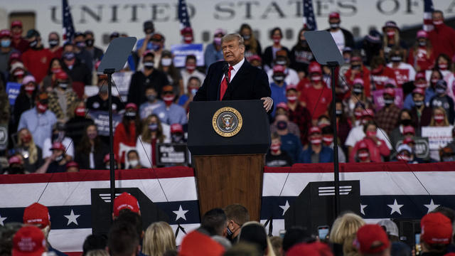 President Trump Holds Campaign Rally In Fayetteville, North Carolina 