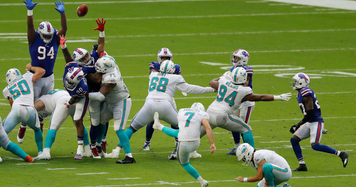 Isaiah Ford of the Miami Dolphins motions before a play during an NFL  News Photo - Getty Images