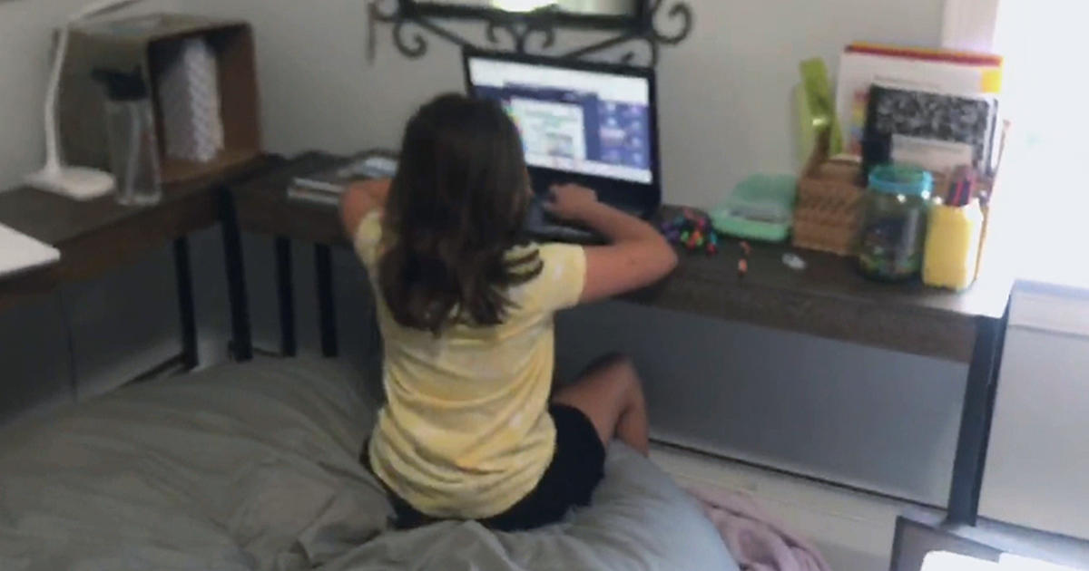 Desk shortage forces parents, students to get creative at home