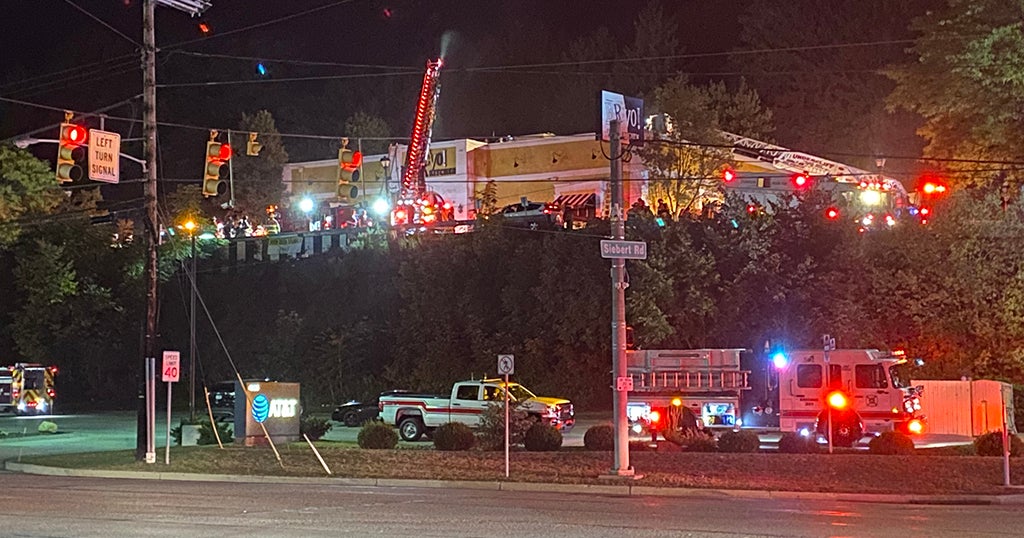 Intersection Of McKnight And Siebert Road Closed Due To Fire At Bravo
