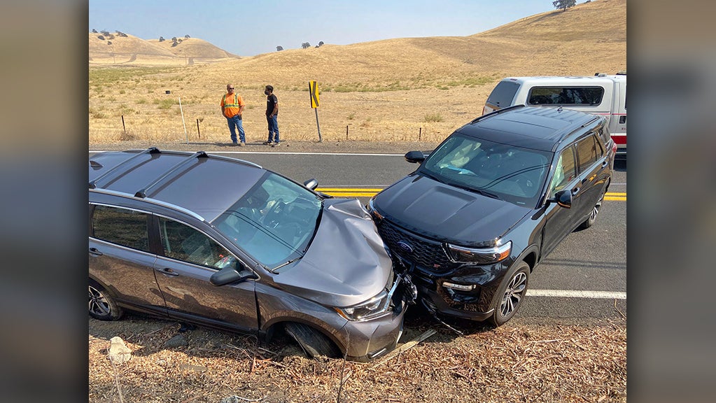 6 Injured Sunday Afternoon in 2Car Crash Near Brentwood CBS San Francisco