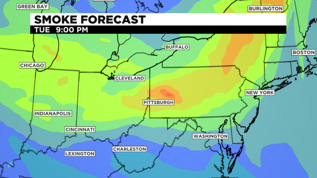 wildfire haze forecast 