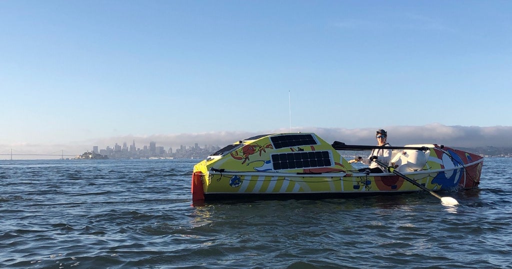 Local Athlete Makes Solo Row From San Francisco To Hawaii CBS San