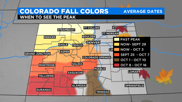 When and Where to See Peak Colorado Fall Colors 2023 + MAP