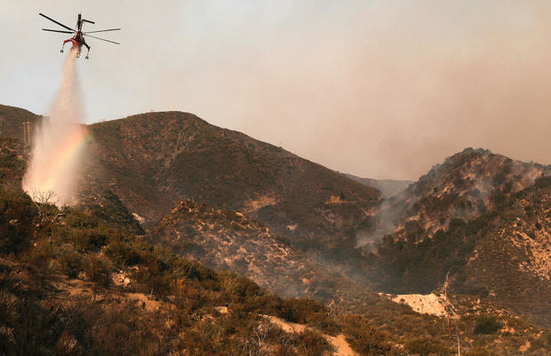 Bobcat Fire Continues To Burn In Southern California 