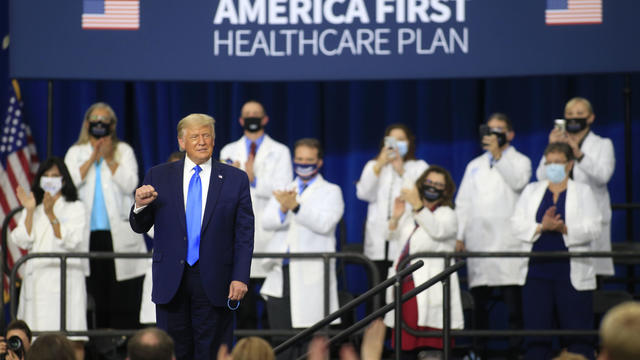 President Trump Delivers Remarks On His Healthcare Policies In North Carolina 