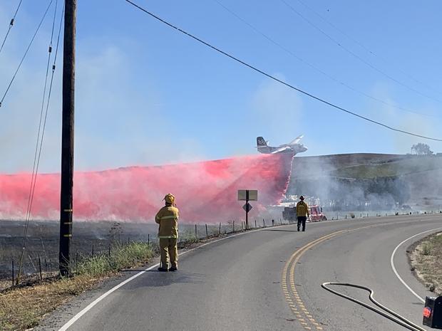 Highway 116 Crash / Brush Fire 