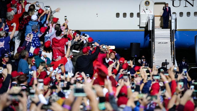 President Trump Campaigns For Re-Election In Virginia 